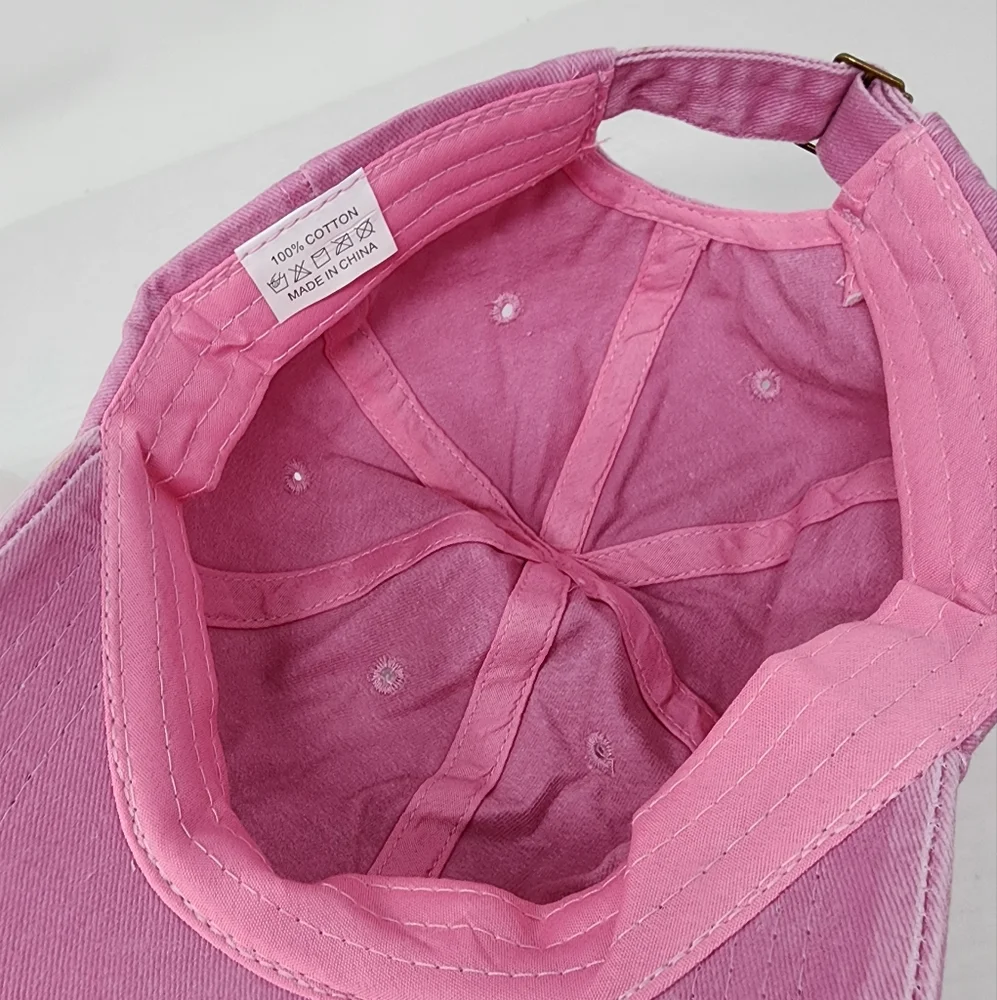 Kamela Harris‎ New Pink Ball Cap Cotton Adjustable Women's Hat One Size
